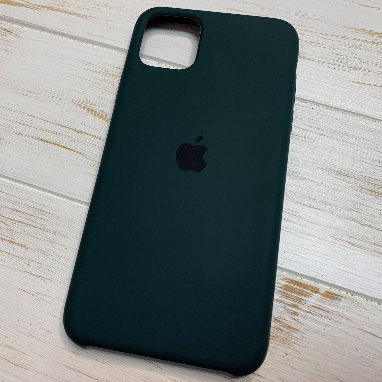 

Силиконовый чехол Silicone Case для iPhone 11 Pro Max Темно зеленый Forest Green 49 (бампер)