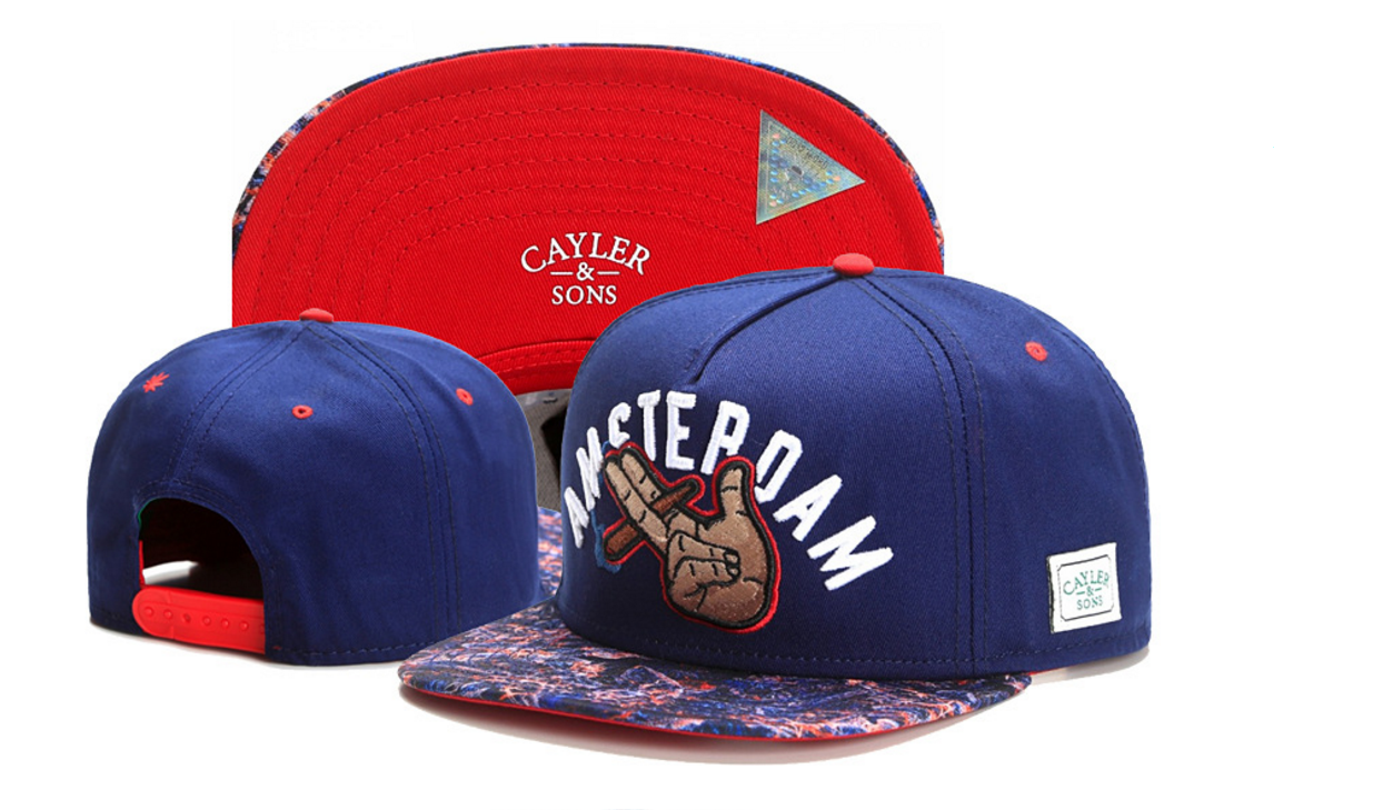 

Кепка с прямым козырьком M&JJ Snapback Синий (16041)