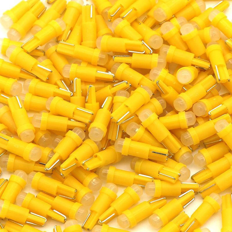 

Светодиод 12V Т5 Желтый COB "15360" +50Lm (уп.10шт)