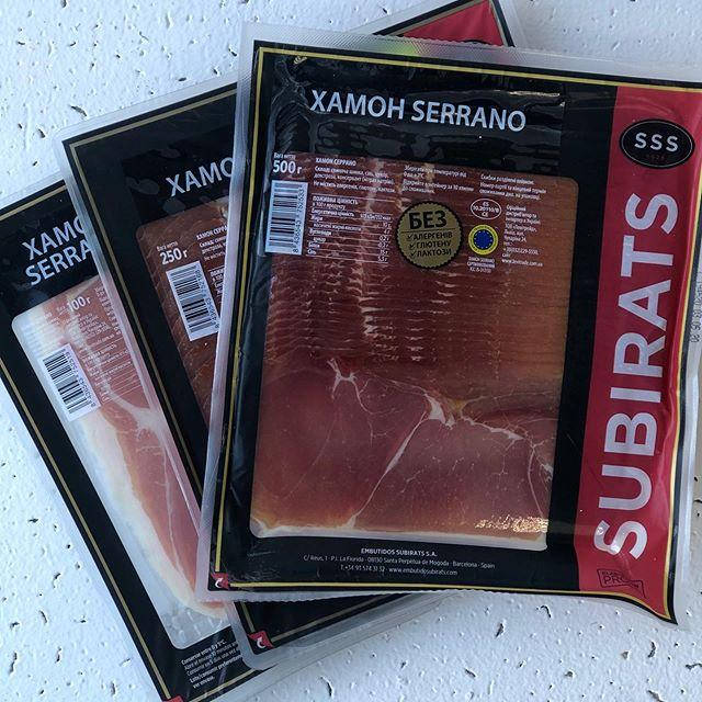 

Хамон Subirats Jamon Serrano нарезка 500 гр