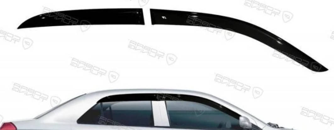 

Дефлекторы окон (ветровики) Geely MK 2008- sedan, ANV - Cobra Tuning, G10108