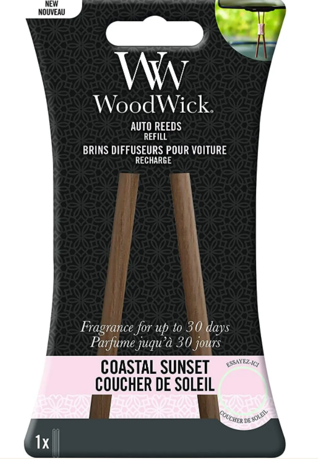 

Ароматизатор в машину (картридж сменный) Woodwick Coastal Sunset 20г