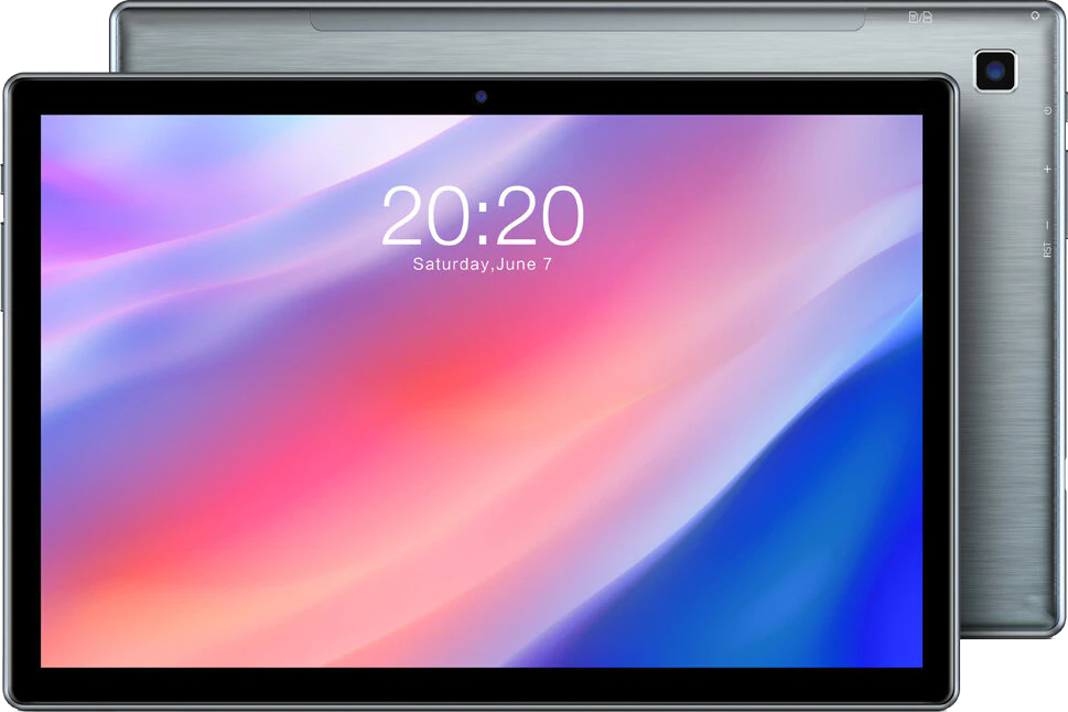 

Планшет Teclast P20HD 4/64Gb, 4G LTE, 6000 mAh, FullHD, 5 Mpx, Android 10, IPS-дисплей 10.1", Корпус металл, Серый