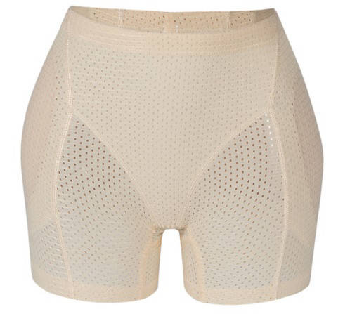 

Шорты-трусы с подушками для увеличения бедер и ягодиц на бедра 85-90 см. бежевые