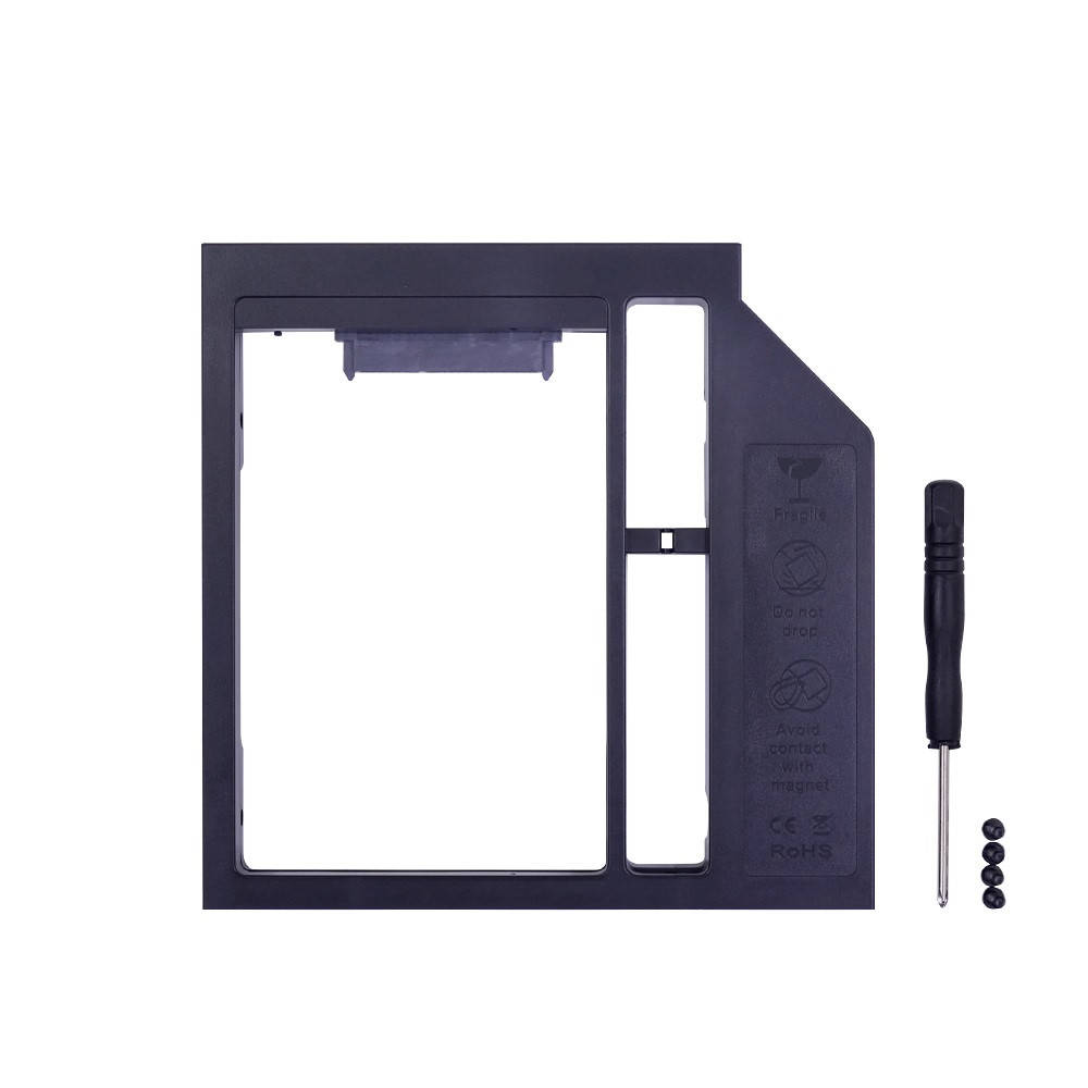 

DVD-карман для HDD 2.5 дюйма, SATA - SATA, 12,7 мм, TRY Caddy Optibay, пластик новый
