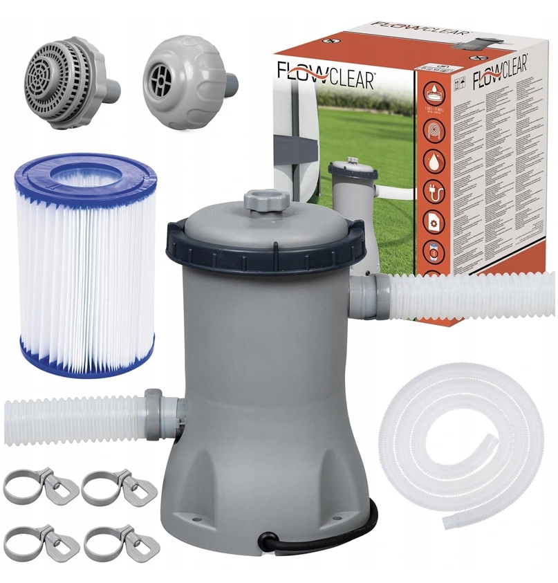 

Фильтр-насос Bestway для бассейнов 3028 л/ч 58386