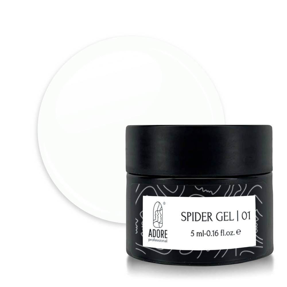 

Гель-паутинка для ногтей ADORE Spider Gel №01 White 5 мл (17961Gu)