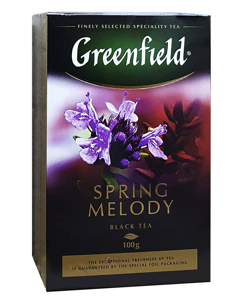 

Чай чорний з чебрецем і ароматом персика Greenfield Spring Melody 100 г (681)