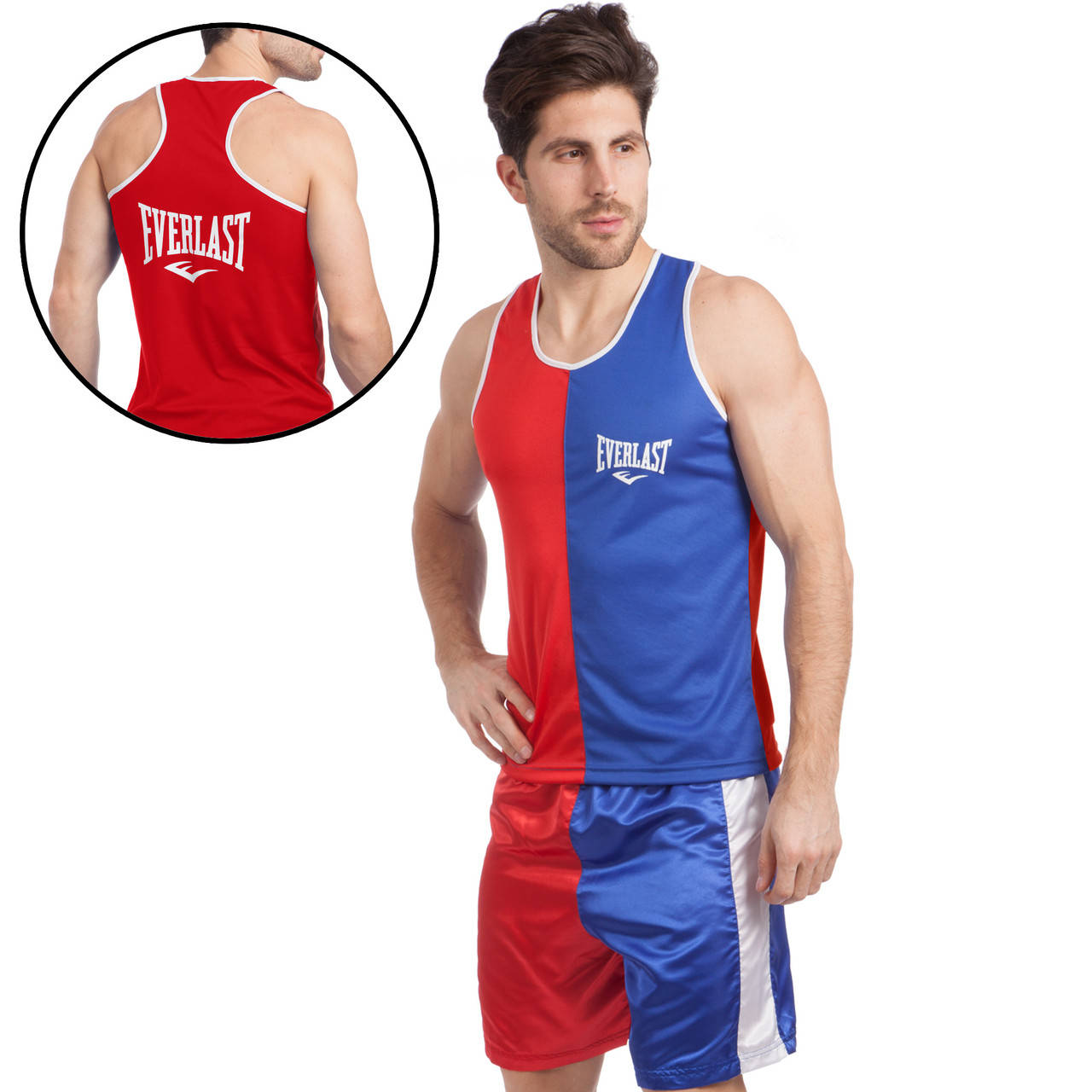 

Форма для бокса Everlast (подростковая, взрослая) VL-3064 красный-синий, Разные цвета