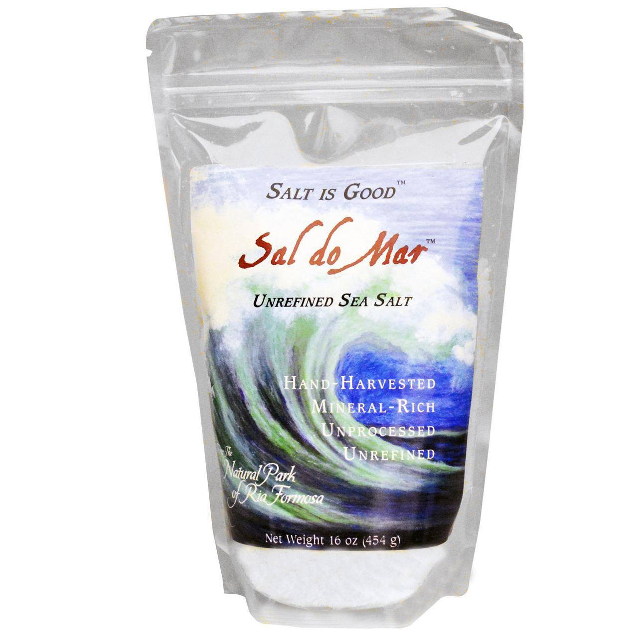 

Mate Factor, Sal do Mar, нерафинированная морская соль, 16 унций (454 г)