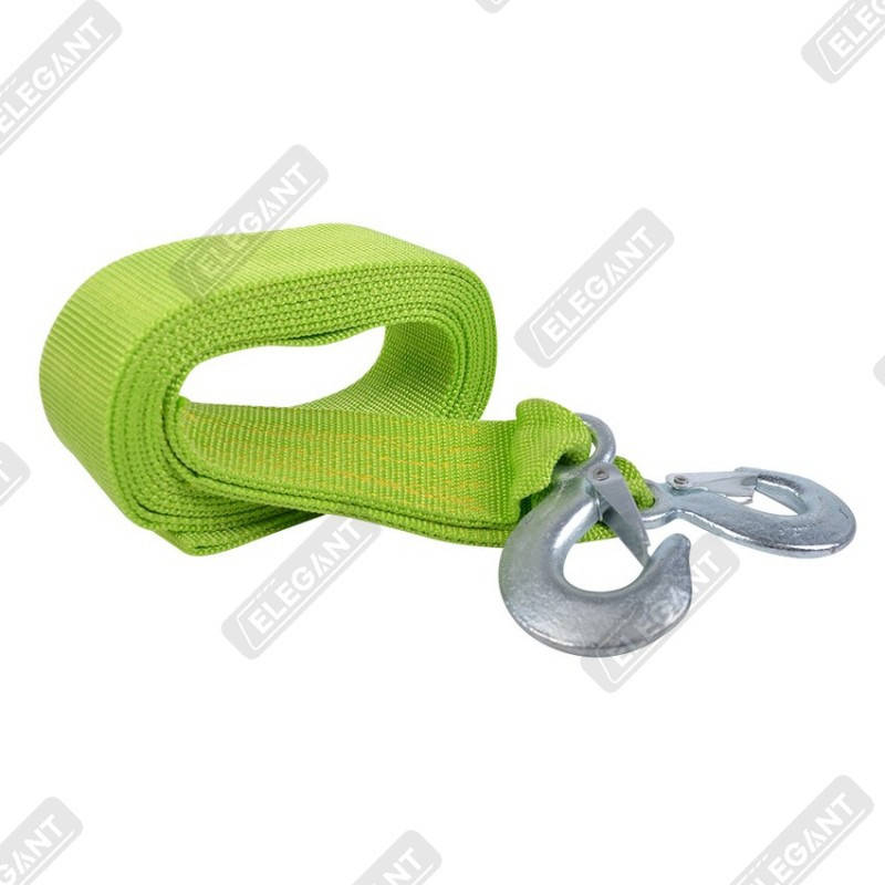 

Трос буксировочный для автомобиля 4м/ 3Т ELEGANT, автомобильный буксирный трос, трос для буксировки автомобиля