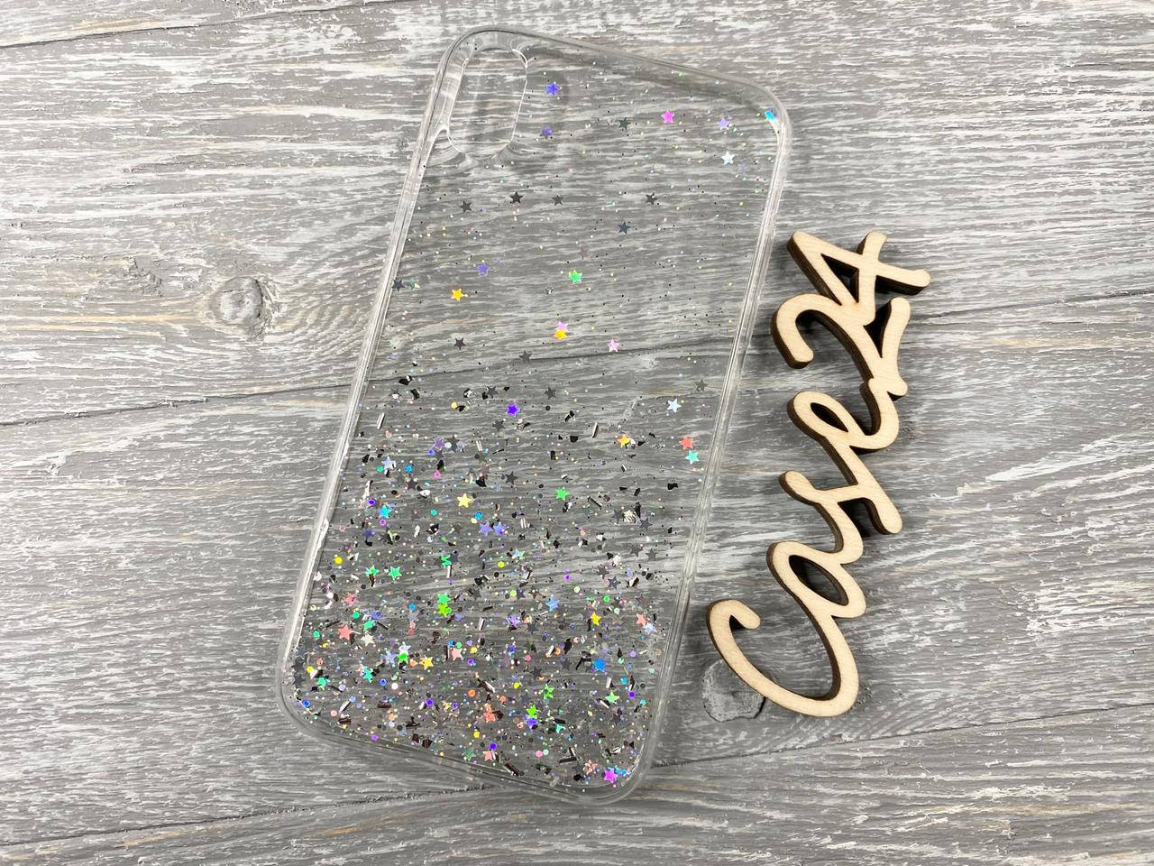 

TPU чехол Star Glitter для iPhone XR прозрачный
