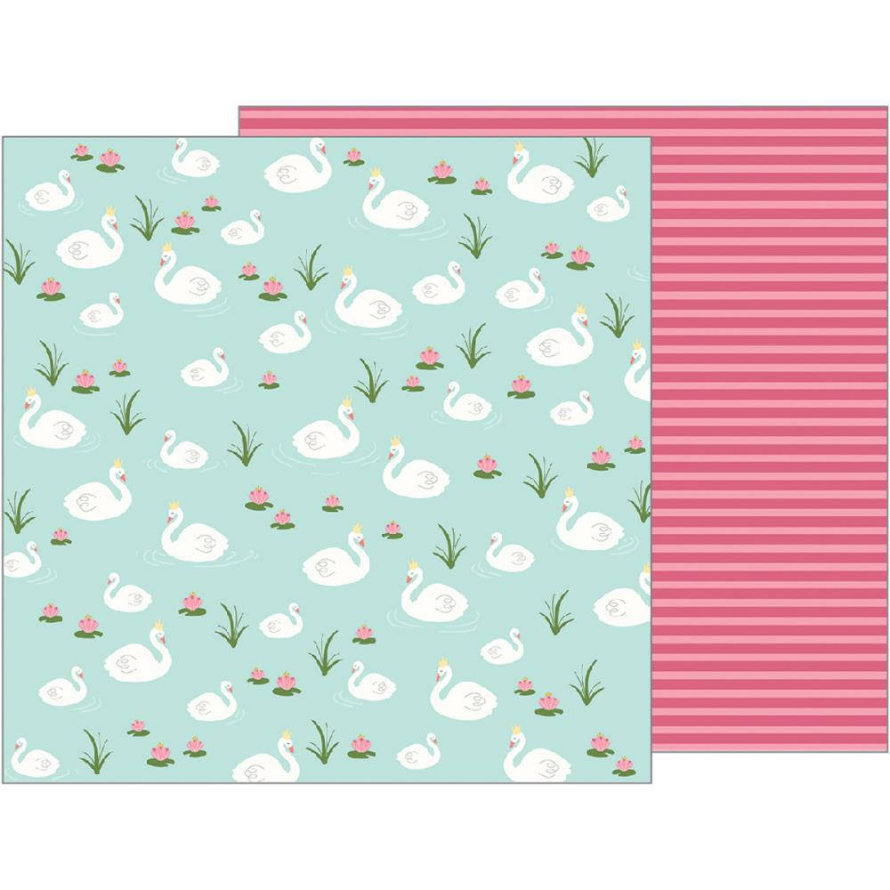 

Папір двосторонній - Graceful Swan - Tealightful - 30х30