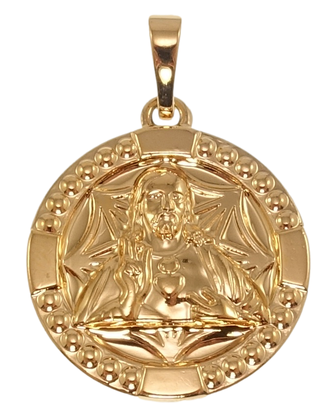 

Кулон Xuping Позолота 18K "Ладанка Иисус Xupingистос" для цепочки до 5мм