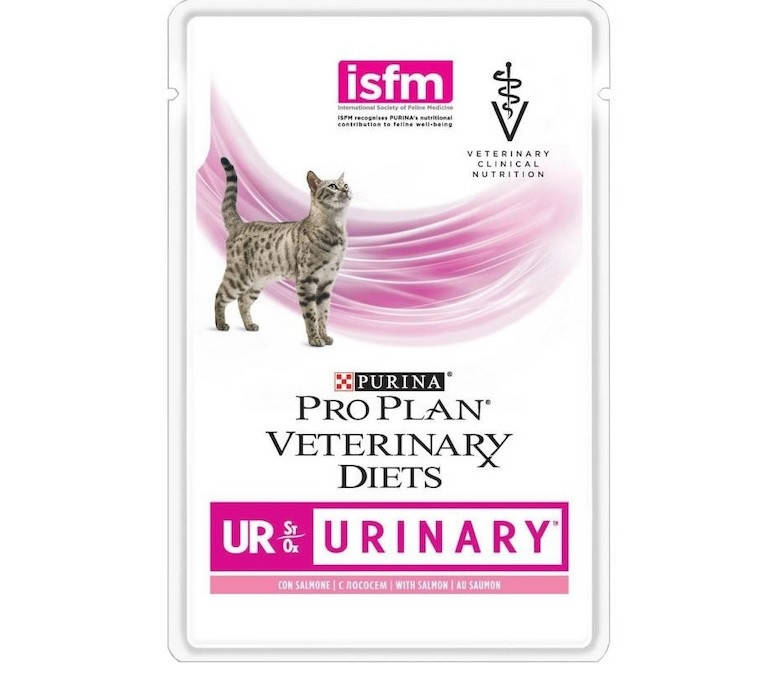 

Purina Pro Plan Veterinary Diets UR Urinary Кусочки в подливке с лососем для кошек, 85 г