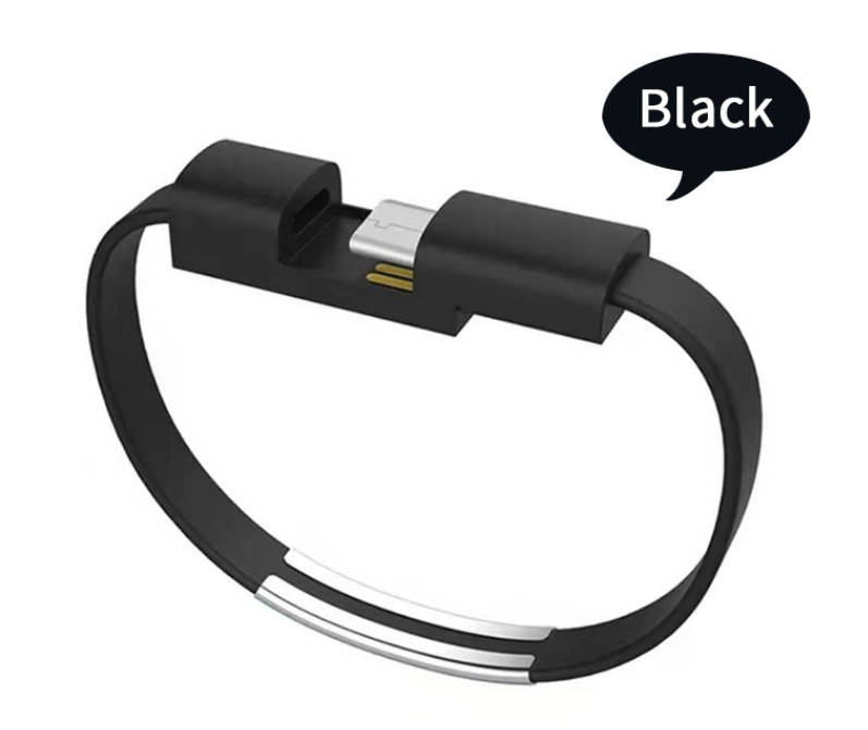

Кабель браслет USB - Apple Lightning, Черный