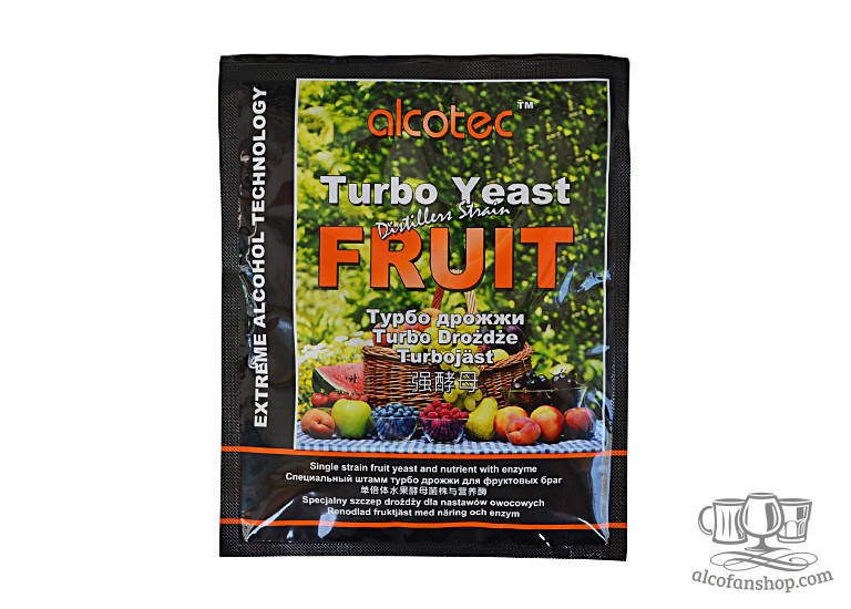 

Дрожжи для фруктов и ягод Alcotec TURBO FRUIT