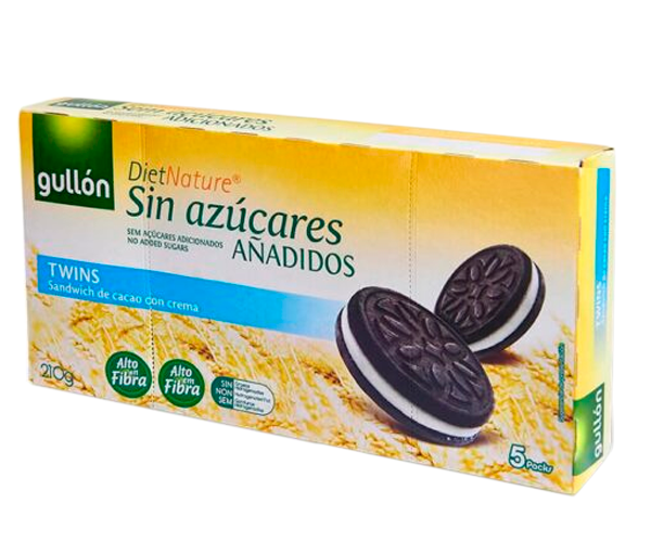 

Печенье GULLON без сахара Diet Nature сэндвич с какао 210 г
