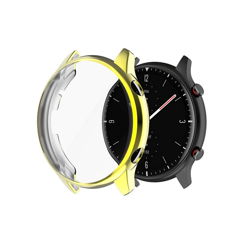 

Защитный чехол для смарт часов Amazfit GTR 2/2e Gold