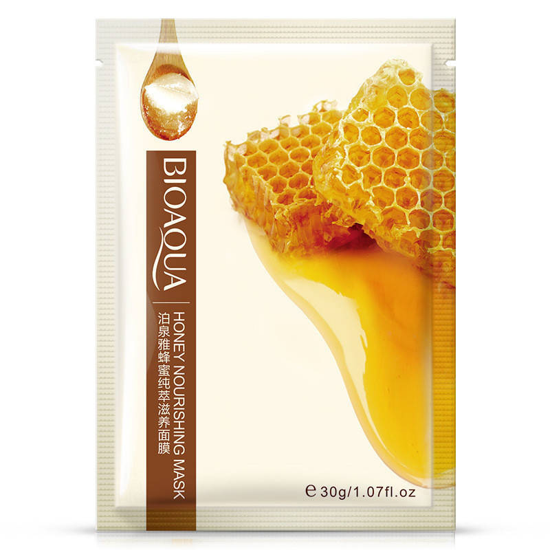 

Тканевая маска для лица с экстрактом меда Bioaqua Honey Nourishing Mask (30г)