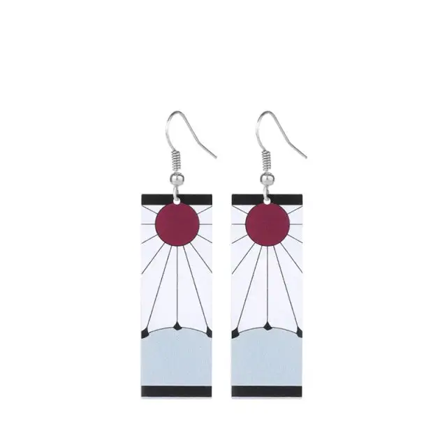 

Сережки аниме "Клинок рассекающий демонов" - Танджиро