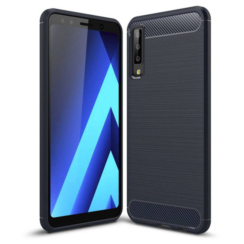 

Чехол ультратонкий для Samsung A750 Galaxy A7 (2018) / Чехол на самсунг А7, Синий