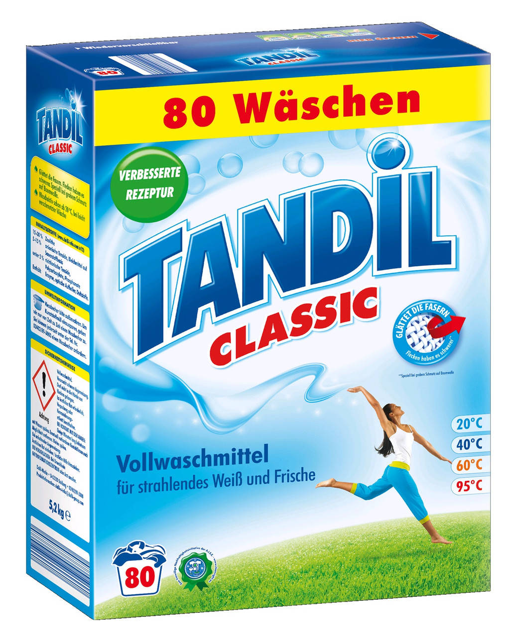 

Стиральный порошок Tandil Classic Vollwaschmittel 5.2кг 80 стирок