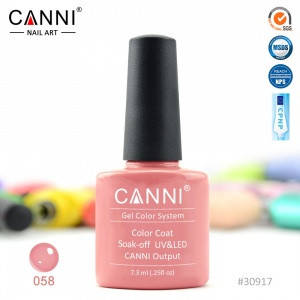 

Гель-лак CANNI № 058 (насыщенный кораллово-бежевый)