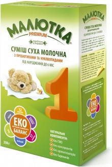 

Молочная сухая смесь Малютка Premium 1 c 0 месяцев 350 гр.