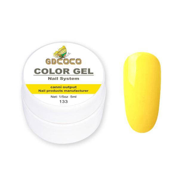 

Гель-краска GDСосо Color Gel 133 Желтый 5 ml