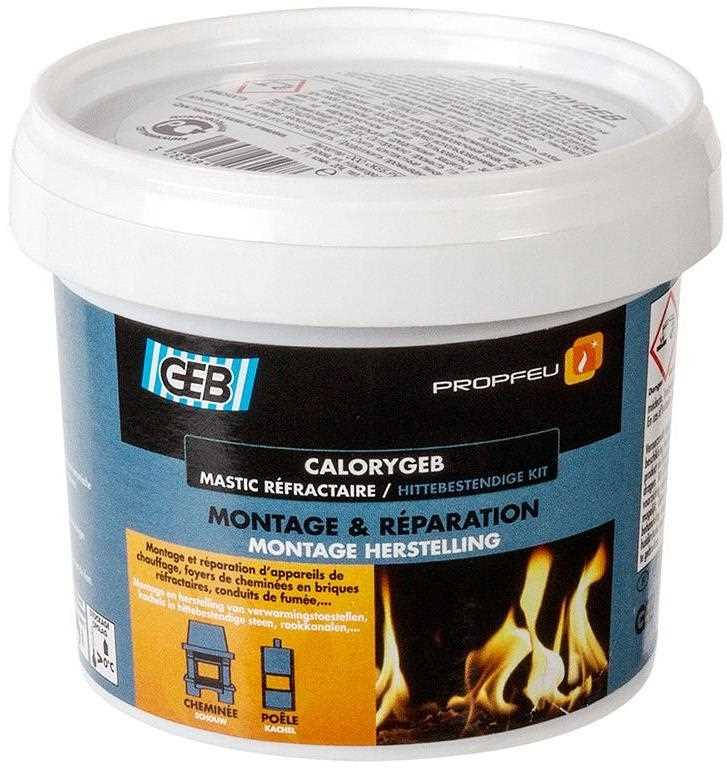 

Огнеупорная мастика Geb Calorygeb 600 г, Черный