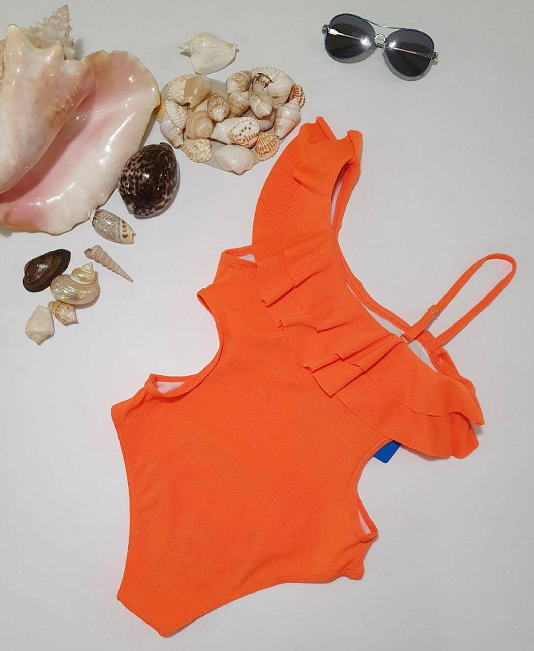 

Модний суцільник купальник для дівчинки на зріст 122-128, 134