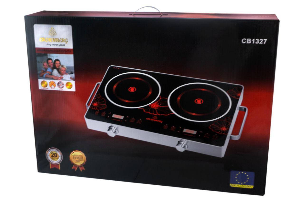 

Инфракрасная двух-конфорочная плита Crownberg CB-1327