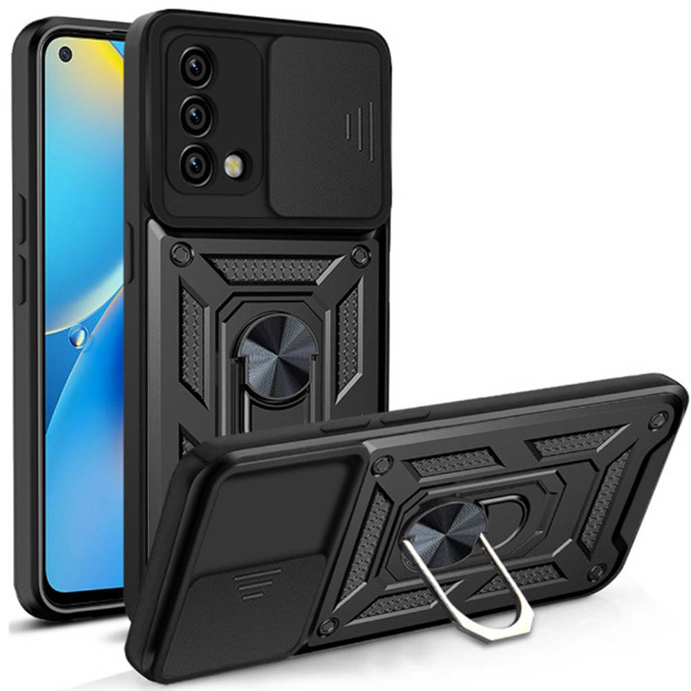 

Чехол-накладка Ricco Camera Sliding для Oppo A74 черный