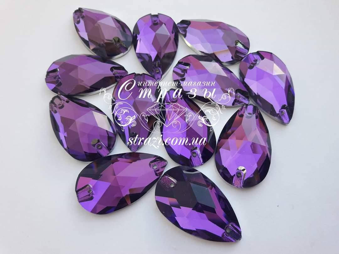 

Стразы Lux Капля 17×28 мм. Amethyst