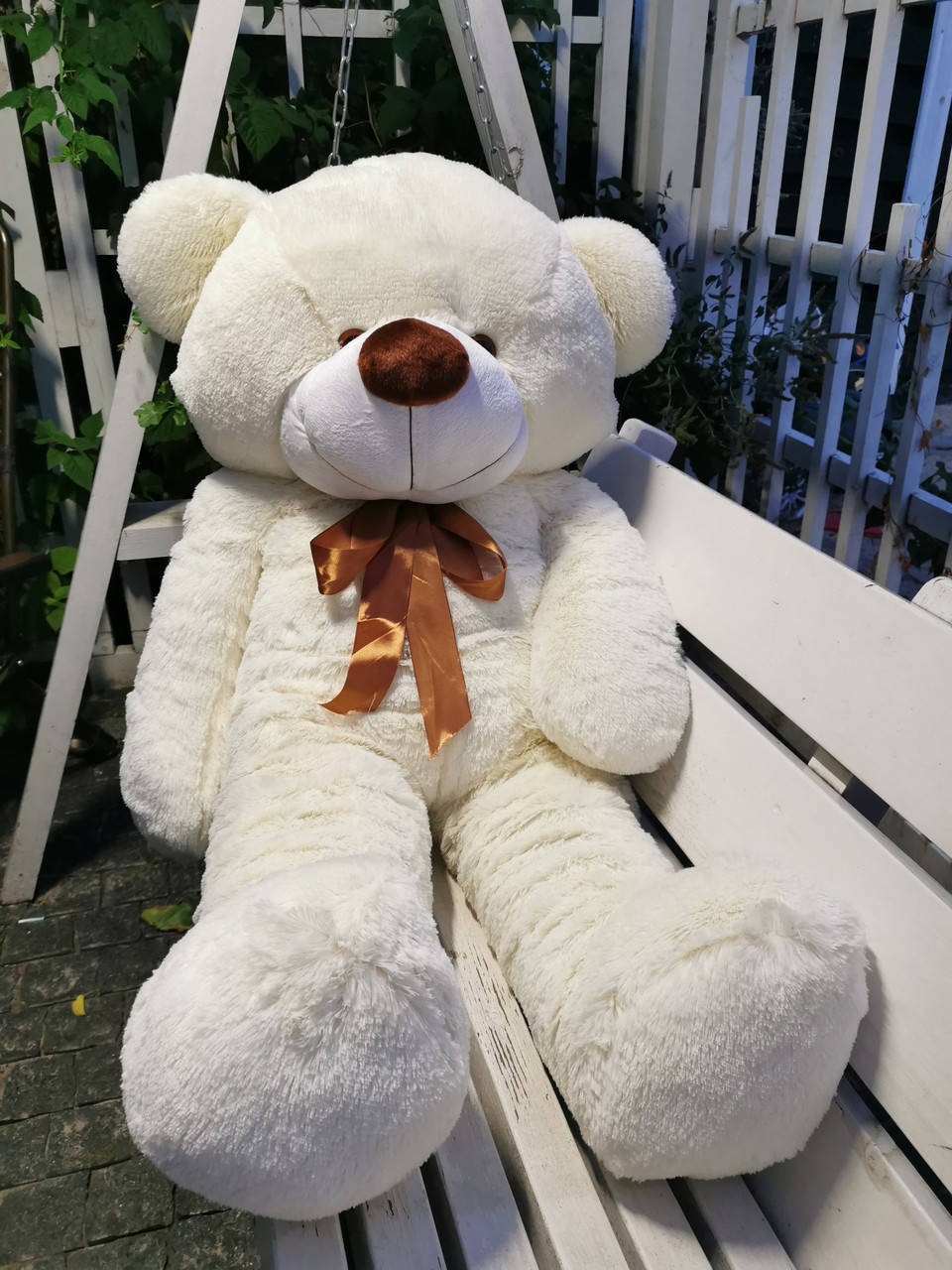 

Плюшевый мишка Рафаэль 120 см Молочный