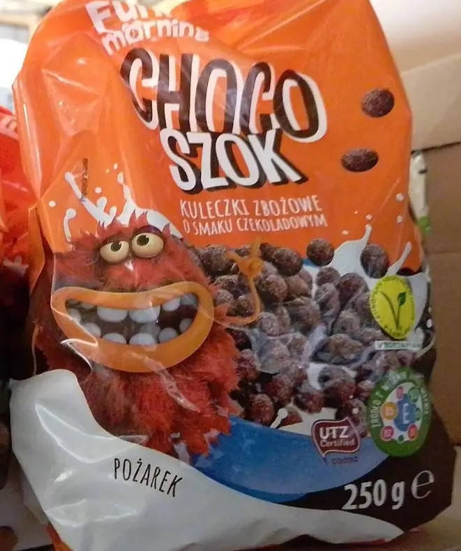 

Шарики Шоколадные Кукурузные Fun Morning Choco Szok Pozarek 250 г Польша
