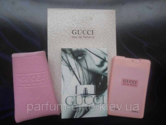 

Женский мини-парфюм в кожаном чехле Gucci Eau De Parfume 2 20ml