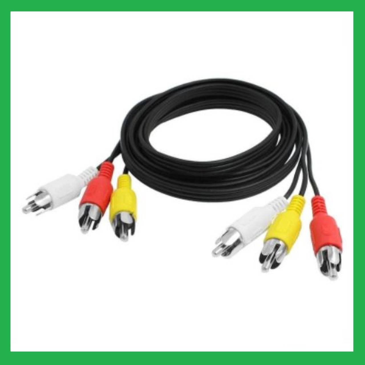 

Кабель 3 RCA - 3 RCA. Шнур тюльпан-тюльпан 1,5 м