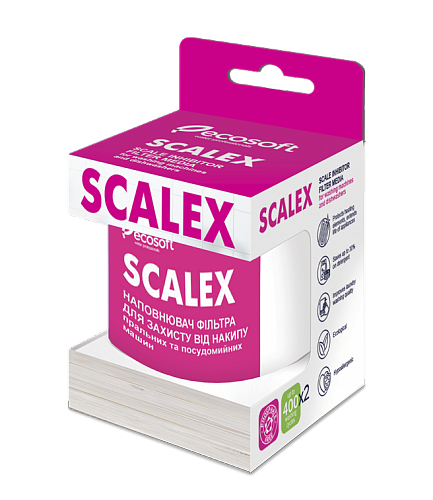 

Наполнитель для фильтров от накипи Ecosoft SCALEX 200 мл