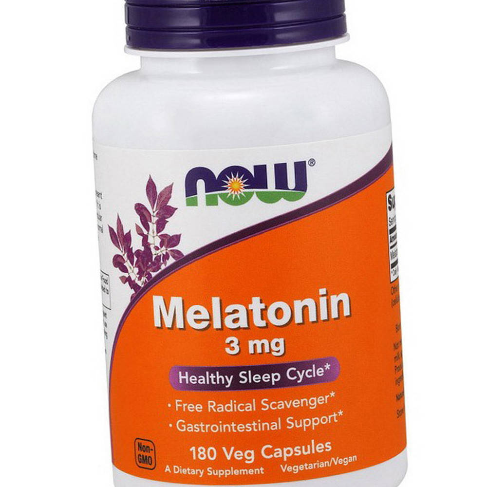 

Мелатонин от бессонницы NOW Foods Melatonin 180 капс
