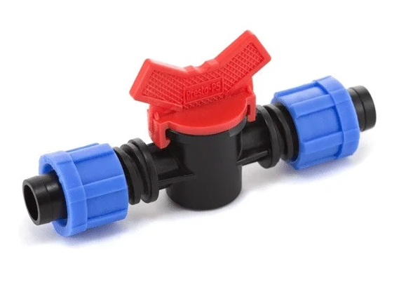 

Кран проходной Presto-PS для капельной ленты 16 мм