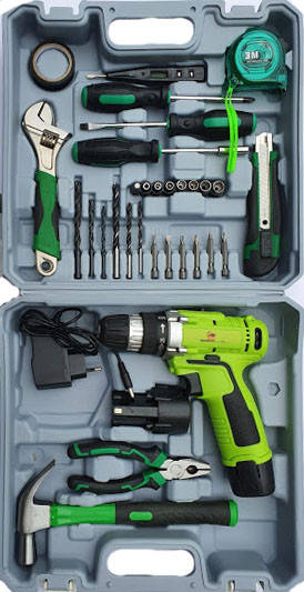 

Шуруповерт аккумуляторный Белорус МТЗ 12-2ЛН с набором.