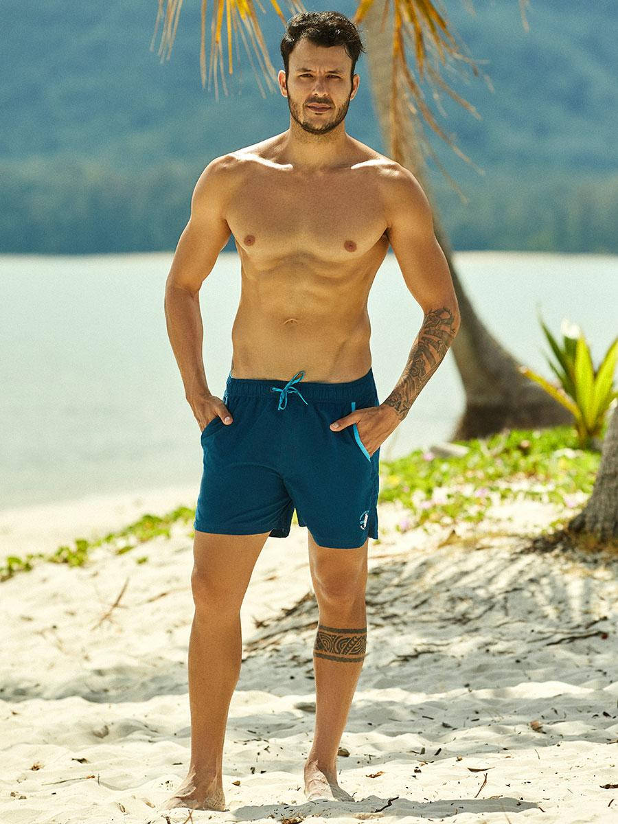 

Короткі чоловічі спортивні шорти Henderson 37833 Hooper E59 синього кольору, Синий