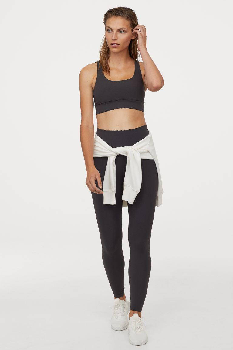 

Утягивающие Леггинсы High Waist H&M S Темно-серый (0769748014)