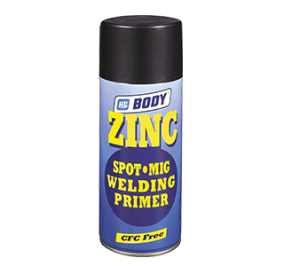 

Грунт с цинком BODY ZZINC SPOT MIG WELDING PRIMER 400мл., Черный