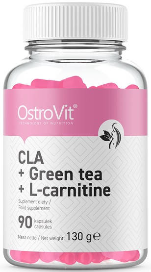 

Жиросжигатель OstroVit - CLA + Green Tea + L-Carnitine (90 капсул)