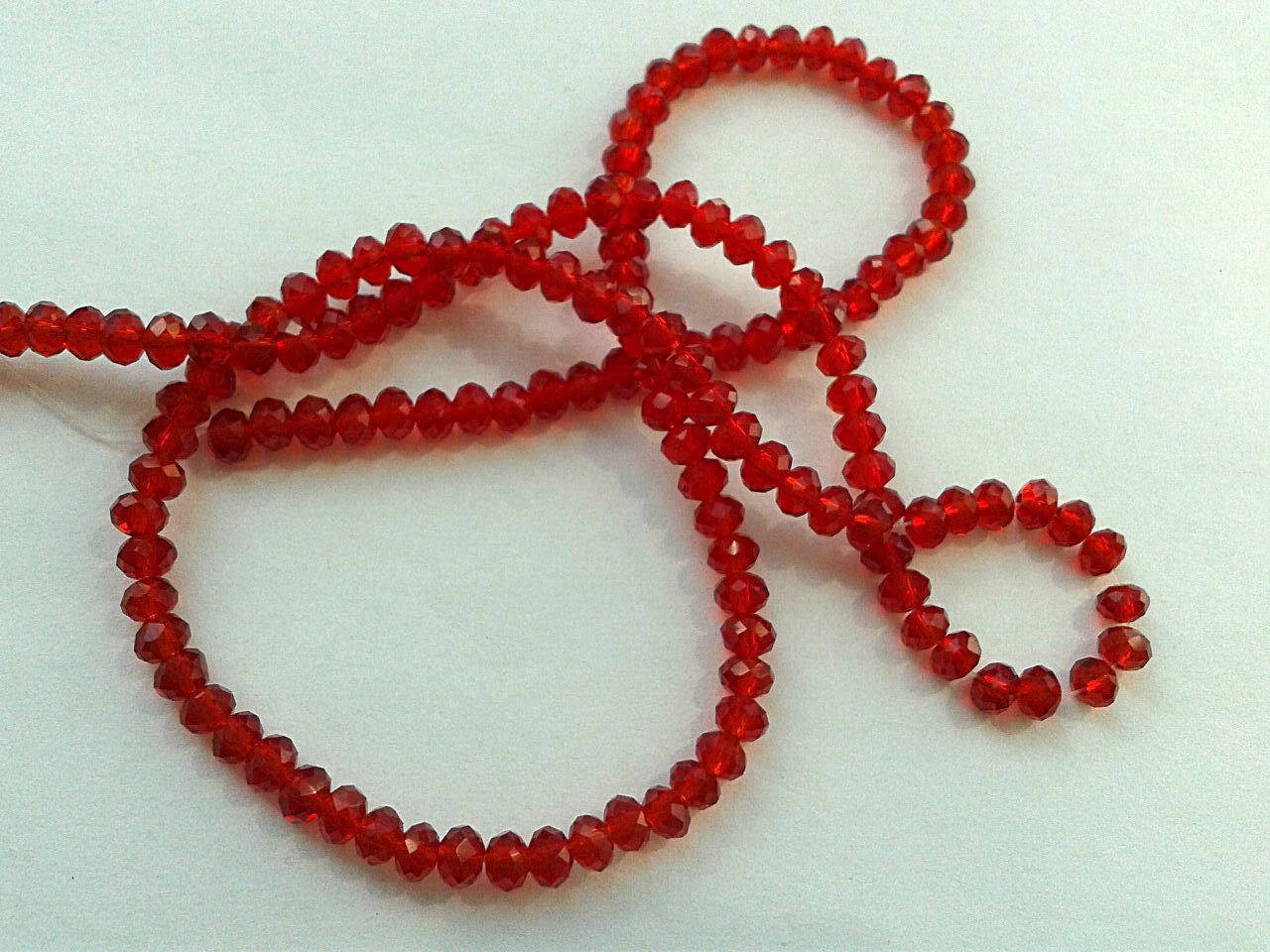 

Бусина рондель 0,4*0,3 см Стекло