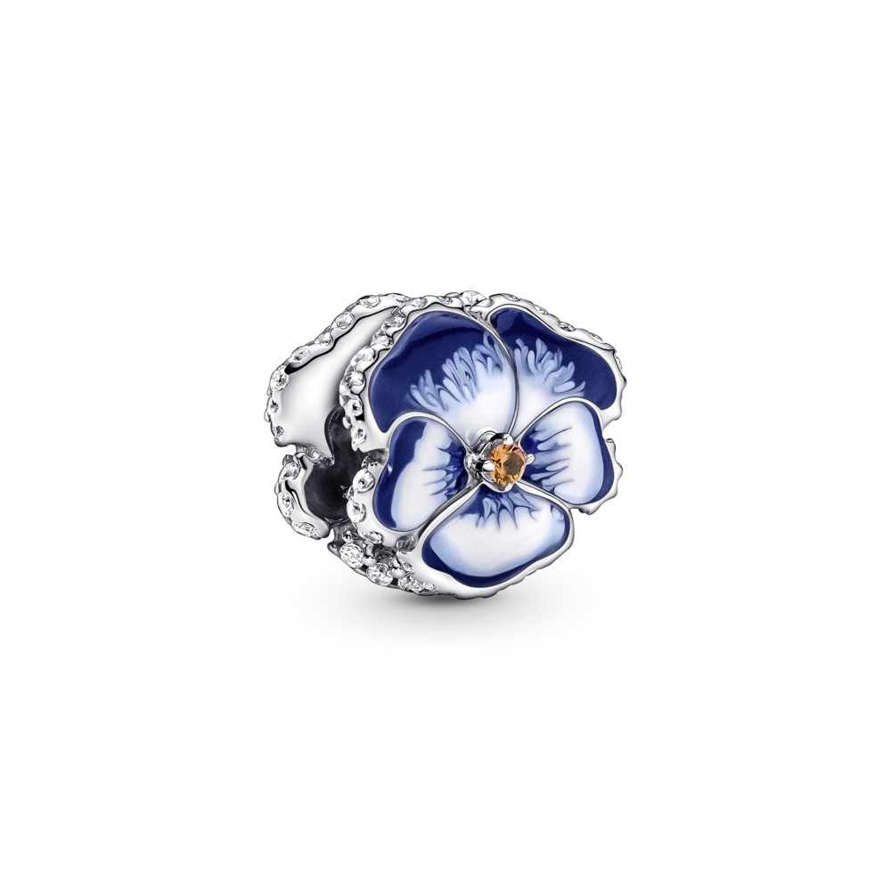 

Серебряный шарм Pandora Голубая Фиалка 790777C02