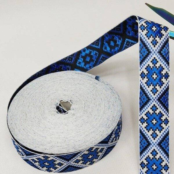 

3см тесьма национальная с украинским орнаментом (СИНДТЕКС-1473)